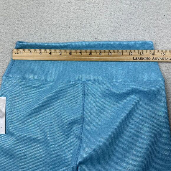 NWT Eleven Venus Williams Stay Glossy Leggings Women's XL Ice Sky 7/8 Activewear - Picture 6 of 10